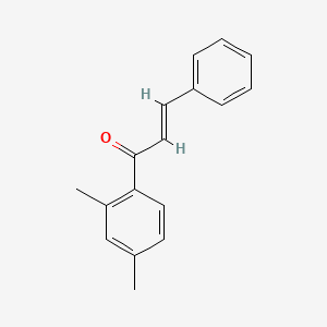molecular formula C17H16O B7767179 1-(2,4-Dimethylphenyl)-3-phenylprop-2-en-1-one CAS No. 19811-10-0