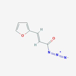 molecular formula C7H5N3O2 B7767210 (E)-3-(furan-2-yl)prop-2-enoyl azide 