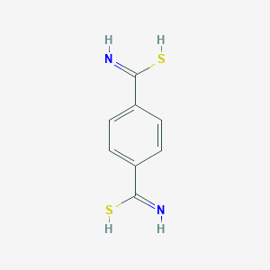 molecular formula C8H8N2S2 B7767278 benzene-1,4-dicarboximidothioic acid 