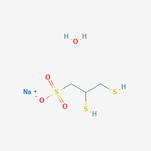molecular formula C3H9NaO4S3 B7767329 CID 16211435 