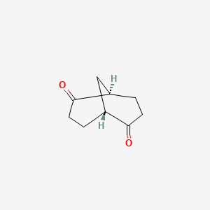 molecular formula C9H12O2 B7767468 Bicyc-lo[3.3.1]nonane-2,6-dione 