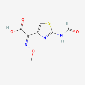 2-(2-Formylaminothiazol-4-YL)-2-methoxyiminoacetic acid
