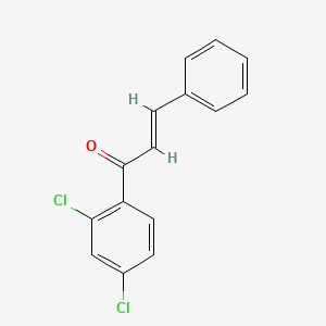 molecular formula C15H10Cl2O B7767557 (2E)-1-(2,4-dichlorophenyl)-3-phenylprop-2-en-1-one 