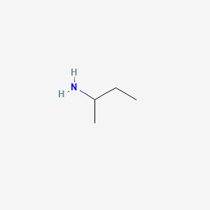 molecular formula C4H11N<br>C4H11N<br>CH3CH(NH2)C2H5 B7767611 Sec-butylamine CAS No. 33966-50-6
