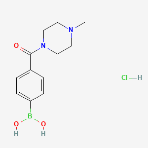 4-(4-Methylpiperazine-1-carbonyl)phenylboronic acid hydrochloride