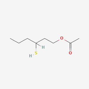 molecular formula C8H16O2S B7767733 3-Mercaptohexyl acetate CAS No. 145937-71-9