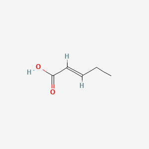 molecular formula C5H8O2 B7767772 2-Pentenoic acid CAS No. 27516-53-6