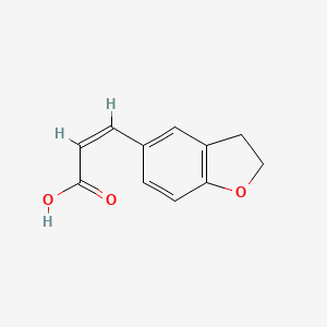 (Z)-3-(2,3-Dihydrobenzofuran-5-yl)propenoic acid