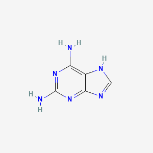 molecular formula C5H6N6 B7767852 2,6-Diaminopurine CAS No. 133762-79-5