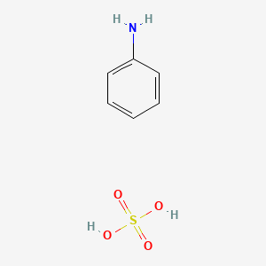 molecular formula C6H9NO4S B7767886 Aniline sulphate CAS No. 2424-53-5
