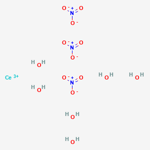molecular formula CeH12N3O15 B077679 硝酸铈(III)六水合物 CAS No. 10294-41-4