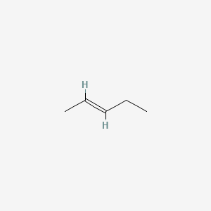 molecular formula C5H10 B7767918 反式-2-戊烯 CAS No. 68956-55-8