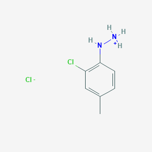 molecular formula C7H10Cl2N2 B7768017 (2-Chloro-4-methylanilino)azanium;chloride 