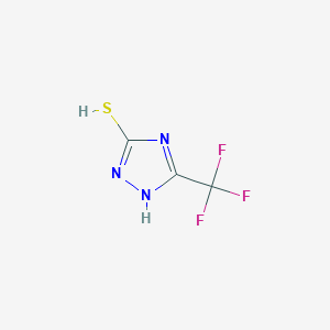 molecular formula C3H2F3N3S B7768137 CID 597955 