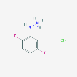 molecular formula C6H7ClF2N2 B7768245 (2,5-Difluoroanilino)azanium;chloride 