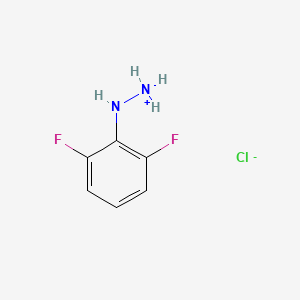 molecular formula C6H7ClF2N2 B7768253 (2,6-Difluoroanilino)azanium;chloride 