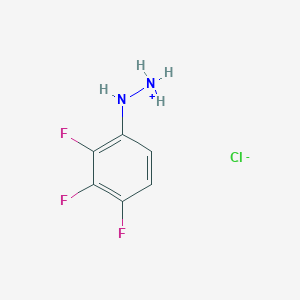 molecular formula C6H6ClF3N2 B7768366 (2,3,4-Trifluoroanilino)azanium;chloride 