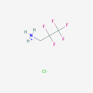 2,2,3,3,3-Pentafluoropropylazanium;chloride