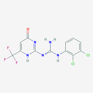 molecular formula C12H8Cl2F3N5O B7768420 CID 2782766 
