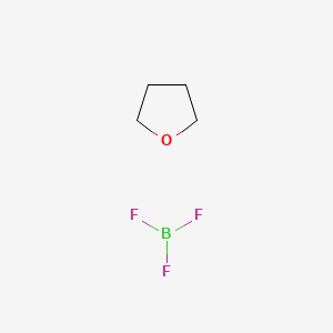 molecular formula C4H8BF3O B7768594 Boron, trifluoro(tetrahydrofuran)-, (T-4)- 