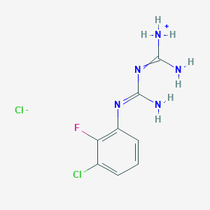 molecular formula C8H10Cl2FN5 B7768607 CID 2778726 