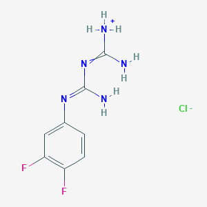 molecular formula C8H10ClF2N5 B7768618 CID 2778746 