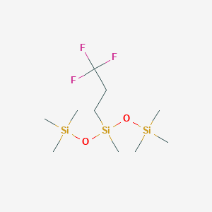 molecular formula C10H25F3O2Si3 B7768622 3-(3,3,3-Trifluoropropyl)heptamethyltrisiloxane CAS No. 42557-13-1