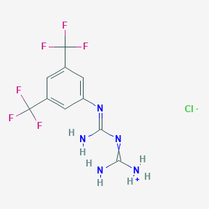 molecular formula C10H10ClF6N5 B7768632 CID 2778757 
