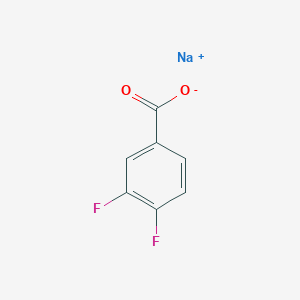 molecular formula C7H3F2NaO2 B7768693 CID 2778619 