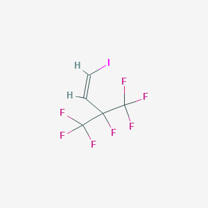 molecular formula C5H2F7I B7768702 1-Butene, 3,4,4,4-tetrafluoro-1-iodo-3-(trifluoromethyl)-, (Z)-(8CI) 