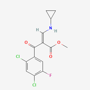 molecular formula C14H12Cl2FNO3 B7768742 CID 13273349 