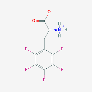 molecular formula C9H6F5NO2 B7768749 (2R)-2-azaniumyl-3-(2,3,4,5,6-pentafluorophenyl)propanoate 