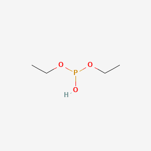 molecular formula C4H11O3P B7768824 Ethyl phosphite, (C2H5O)2(OH)P CAS No. 123-22-8