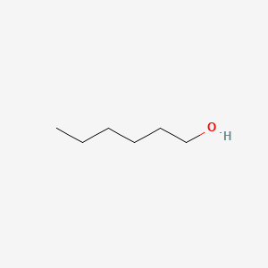 molecular formula C6H14O<br>C6H14O<br>CH3(CH2)4CH2OH B7768878 1-Hexanol CAS No. 25917-35-5