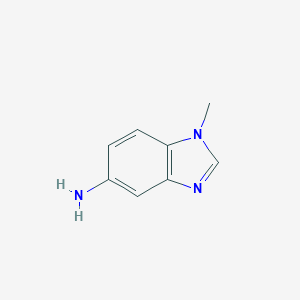 molecular formula C8H9N3 B077689 1-甲基苯并咪唑-5-胺 CAS No. 10394-38-4
