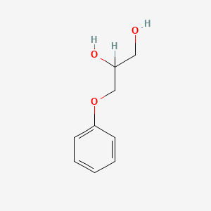 molecular formula C9H12O3 B7768965 3-苯氧基-1,2-丙二醇 CAS No. 92768-70-2