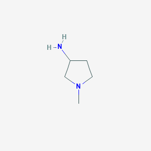 molecular formula C5H12N2 B077690 1-甲基吡咯烷-3-胺 CAS No. 13220-27-4
