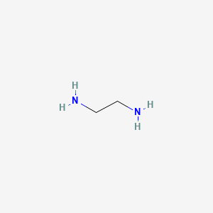 molecular formula C2H8N2<br>H2NCH2CH2NH2<br>C2H8N2<br>NH2CH2CH2NH2 B7769278 Ethylenediamine CAS No. 27308-78-7
