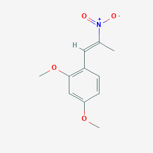 molecular formula C11H13NO4 B7769448 1-(2,4-Dimethoxyphenyl)-2-nitropropene 