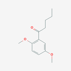 molecular formula C13H18O3 B7769453 1-(2,5-Dimethoxyphenyl)pentan-1-one 