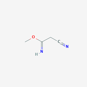 molecular formula C4H6N2O B7769483 3-Imino-3-methoxypropanenitrile 