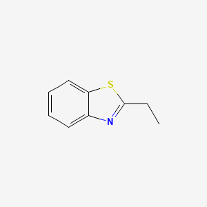 molecular formula C9H9NS B7769505 2-Ethyl-1,3-benzothiazole CAS No. 252280-83-4