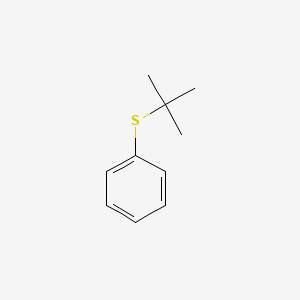 molecular formula C10H14S B7769652 苯，[(1,1-二甲基乙基)硫代]- CAS No. 3019-19-0