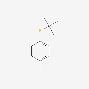 Benzene, 1-((1,1-dimethylethyl)thio)-4-methyl-