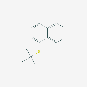 molecular formula C14H16S B7769665 (Tert-butylthio)naphthalene 