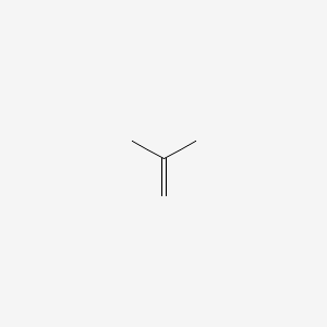 molecular formula C4H8<br>C4H8<br>CH2=C(CH3)2 B7769684 Isobutylene CAS No. 42278-27-3