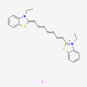 molecular formula C25H25IN2S2 B7769727 3,3'-Diethylthiatricarbocyanine iodide 
