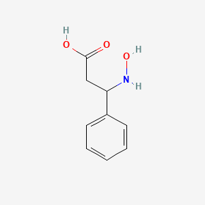molecular formula C9H11NO3 B7769733 3-(Hydroxyamino)-3-phenylpropanoic acid CAS No. 6320-08-7
