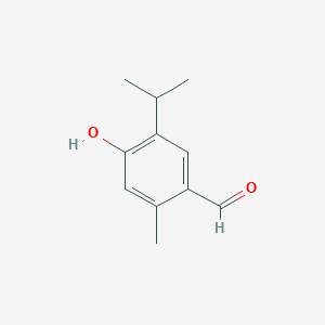molecular formula C11H14O2 B7769750 4-Hydroxy-5-isopropyl-2-methylbenzaldehyde 