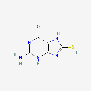 molecular formula C5H5N5OS B7769860 CID 80613 